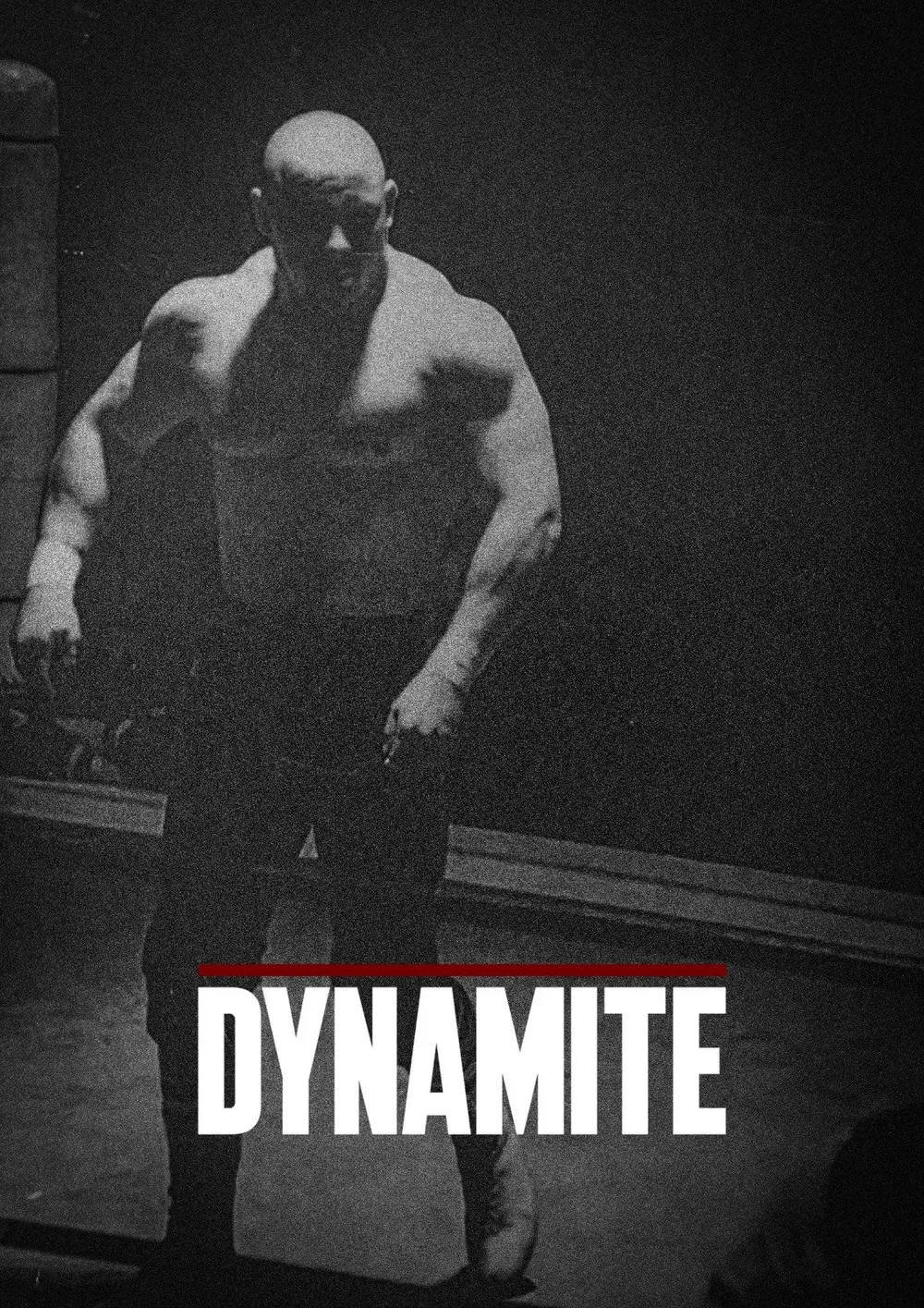 Dynamite poster: Tom Billington in black and white